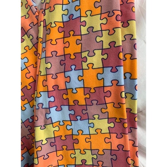 NWOT! LuLaRoe puzzle piece leggings os - Picture 2 of 2